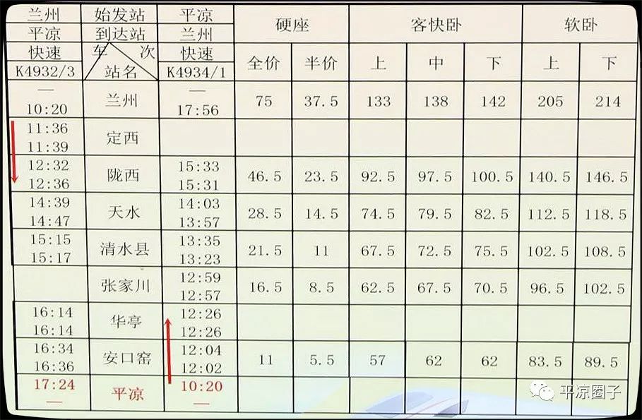 户县小火车最新时刻表详解